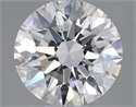 Natural Diamond 0.40 Carats, Round with Excellent Cut, J Color, VVS2 Clarity and Certified by GIA