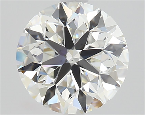 Picture of Natural Diamond 2.01 Carats, Round with Very Good Cut, H Color, VS2 Clarity and Certified by GIA