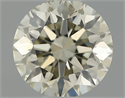 Natural Diamond 0.53 Carats, Round with Excellent Cut, K Color, VS2 Clarity and Certified by IGI