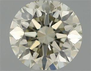 Picture of Natural Diamond 0.53 Carats, Round with Excellent Cut, K Color, VS2 Clarity and Certified by IGI