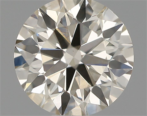 Picture of Natural Diamond 0.60 Carats, Round with Excellent Cut, K Color, VS2 Clarity and Certified by IGI