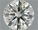 Natural Diamond 0.42 Carats, Round with Very Good Cut, I Color, SI2 Clarity and Certified by IGI