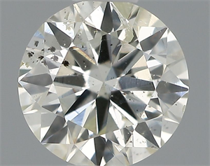 Picture of Natural Diamond 0.42 Carats, Round with Very Good Cut, I Color, SI2 Clarity and Certified by IGI