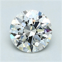 Natural Diamond 2.01 Carats, Round with Excellent Cut, I Color, VVS1 Clarity and Certified by GIA