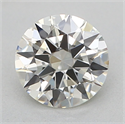 Natural Diamond 0.40 Carats, Round with Excellent Cut, J Color, VS1 Clarity and Certified by GIA