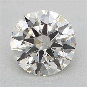 Picture of Natural Diamond 0.40 Carats, Round with Excellent Cut, J Color, VS1 Clarity and Certified by GIA