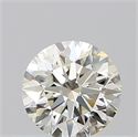 Natural Diamond 0.45 Carats, Round with Excellent Cut, J Color, VVS1 Clarity and Certified by GIA