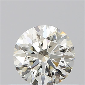 Picture of Natural Diamond 0.45 Carats, Round with Excellent Cut, J Color, VVS1 Clarity and Certified by GIA