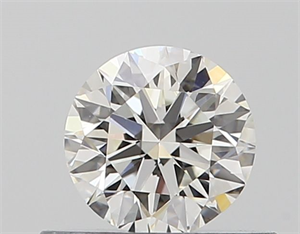 Picture of Natural Diamond 0.40 Carats, Round with Excellent Cut, I Color, VS1 Clarity and Certified by GIA