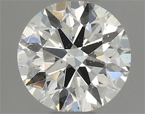 Picture of Natural Diamond 0.40 Carats, Round with Excellent Cut, J Color, SI1 Clarity and Certified by GIA