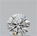 Natural Diamond 0.43 Carats, Round with Excellent Cut, I Color, SI1 Clarity and Certified by GIA