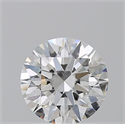 Natural Diamond 1.57 Carats, Round with Excellent Cut, F Color, VVS2 Clarity and Certified by GIA