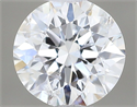 Natural Diamond 0.40 Carats, Round with Good Cut, E Color, I1 Clarity and Certified by GIA