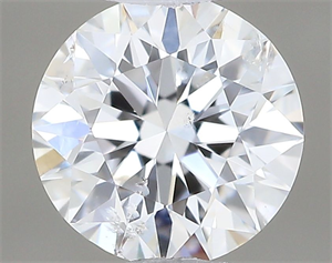 Picture of Natural Diamond 0.40 Carats, Round with Good Cut, E Color, I1 Clarity and Certified by GIA