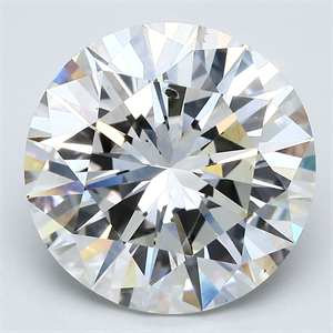 Picture of Natural Diamond 7.43 Carats, Round with Very Good Cut, H Color, SI2 Clarity and Certified by GIA