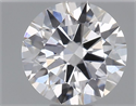 Natural Diamond 0.40 Carats, Round with Excellent Cut, F Color, VS2 Clarity and Certified by GIA