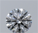 Natural Diamond 0.40 Carats, Round with Excellent Cut, D Color, VS2 Clarity and Certified by GIA