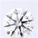 Natural Diamond 2.51 Carats, Round with Excellent Cut, J Color, SI2 Clarity and Certified by GIA