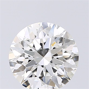 Picture of Natural Diamond 2.01 Carats, Round with Excellent Cut, I Color, VS1 Clarity and Certified by GIA