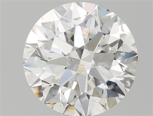 Picture of Natural Diamond 3.01 Carats, Round with Excellent Cut, F Color, SI2 Clarity and Certified by GIA