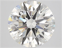 Natural Diamond 4.10 Carats, Round with Excellent Cut, I Color, VS2 Clarity and Certified by GIA