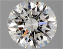 Natural Diamond 2.01 Carats, Round with Excellent Cut, I Color, IF Clarity and Certified by GIA