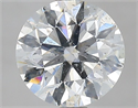 Natural Diamond 2.20 Carats, Round with Excellent Cut, H Color, SI2 Clarity and Certified by GIA