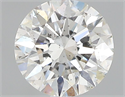 Natural Diamond 0.50 Carats, Round with Excellent Cut, H Color, SI2 Clarity and Certified by GIA