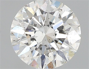 Picture of Natural Diamond 0.50 Carats, Round with Excellent Cut, H Color, SI2 Clarity and Certified by GIA