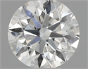 Natural Diamond 0.40 Carats, Round with Excellent Cut, G Color, VS2 Clarity and Certified by GIA