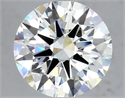 Natural Diamond 2.02 Carats, Round with Excellent Cut, I Color, VVS1 Clarity and Certified by GIA