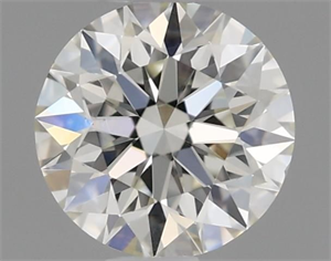 Picture of Natural Diamond 0.40 Carats, Round with Excellent Cut, J Color, VS1 Clarity and Certified by GIA