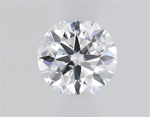 Picture of Natural Diamond 0.40 Carats, Round with Excellent Cut, D Color, SI2 Clarity and Certified by GIA