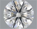 Natural Diamond 0.50 Carats, Round with Excellent Cut, I Color, IF Clarity and Certified by IGI