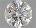 Natural Diamond 2.02 Carats, Round with Excellent Cut, H Color, SI2 Clarity and Certified by GIA