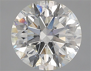 Picture of Natural Diamond 2.02 Carats, Round with Excellent Cut, H Color, SI2 Clarity and Certified by GIA