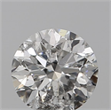 Natural Diamond 0.52 Carats, Round with Very Good Cut, G Color, I1 Clarity and Certified by IGI