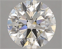 Natural Diamond 3.01 Carats, Round with Excellent Cut, I Color, SI2 Clarity and Certified by GIA