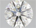 Natural Diamond 0.50 Carats, Round with Very Good Cut, J Color, VS1 Clarity and Certified by GIA