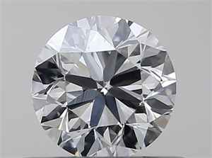 Picture of Natural Diamond 0.40 Carats, Round with Very Good Cut, H Color, VS2 Clarity and Certified by GIA