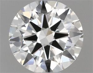 Picture of Natural Diamond 0.40 Carats, Round with Excellent Cut, I Color, VS1 Clarity and Certified by IGI