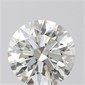 Natural Diamond 0.51 Carats, Round with Excellent Cut, K Color, VS1 Clarity and Certified by GIA