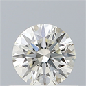 Natural Diamond 0.41 Carats, Round with Excellent Cut, H Color, IF Clarity and Certified by IGI