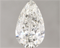 Natural Diamond 0.82 Carats, Pear with  Cut, H Color, VVS1 Clarity and Certified by GIA