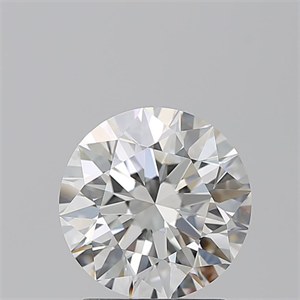 Picture of Natural Diamond 2.01 Carats, Round with Excellent Cut, H Color, VVS2 Clarity and Certified by GIA