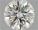 Natural Diamond 0.50 Carats, Round with Excellent Cut, I Color, SI1 Clarity and Certified by IGI