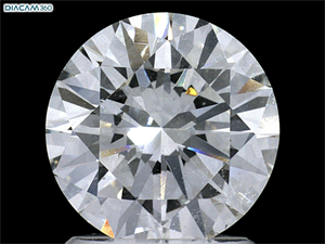 Picture of Natural Diamond 1.72 Carats, Round with Excellent Cut, G Color, VS2 Clarity and Certified by GIA