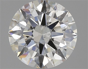 Picture of Natural Diamond 2.01 Carats, Round with Excellent Cut, G Color, SI2 Clarity and Certified by GIA