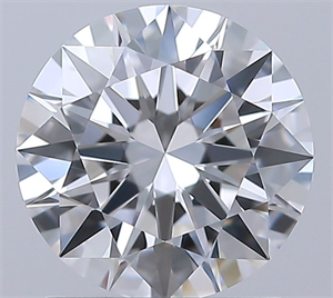 Picture of Natural Diamond 1.21 Carats, Round with Excellent Cut, E Color, IF Clarity and Certified by GIA