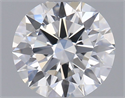 Natural Diamond 0.46 Carats, Round with Excellent Cut, F Color, VS2 Clarity and Certified by GIA